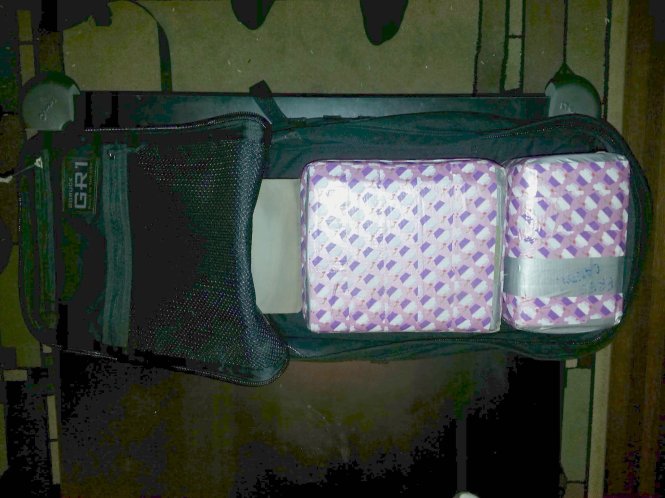 GORUCK GR1 loaded with Bricks