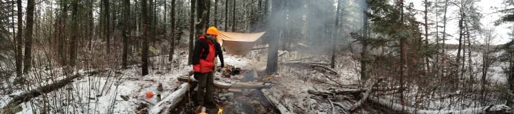 Becoosin lake campsite